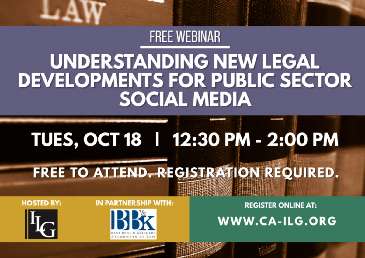 Understanding New Legal Developments For Public Sector Social Media 