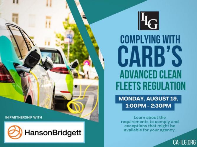 Complying with CARB’s Advanced Clean Fleets Regulation